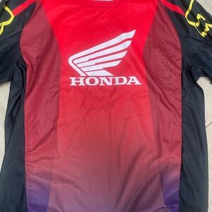 Honda Red and Black Racing Jersey